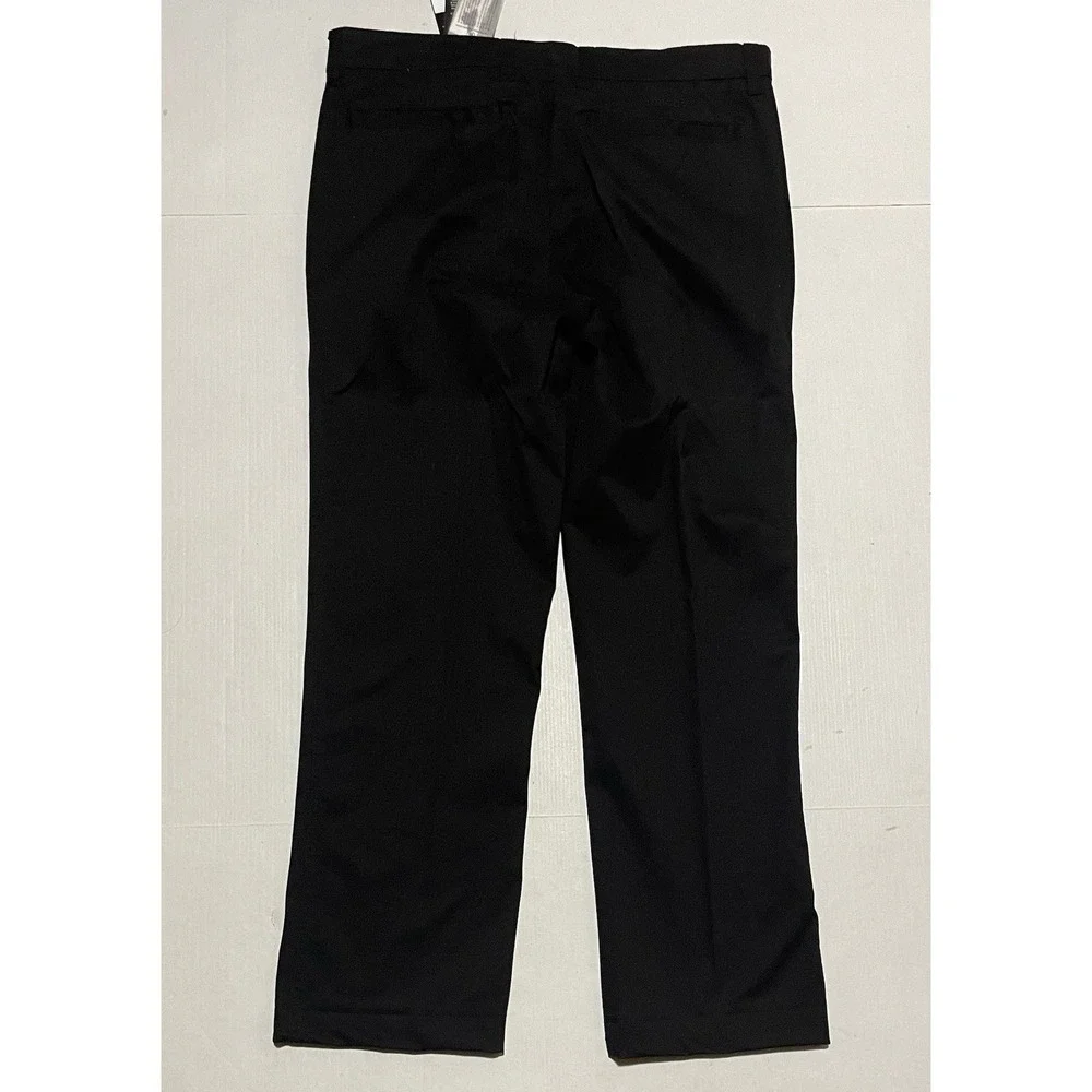Abacus Count On It Hillside Chino Pants NWT Mens Size 36 X 29 Black Straight Leg